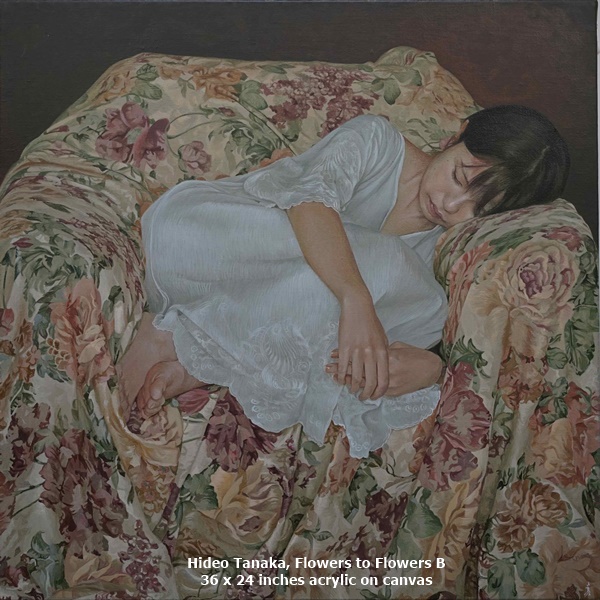 Hideo Tanaka, Flowers to Flowers B
36 x 24 inches
acrylic on canvas