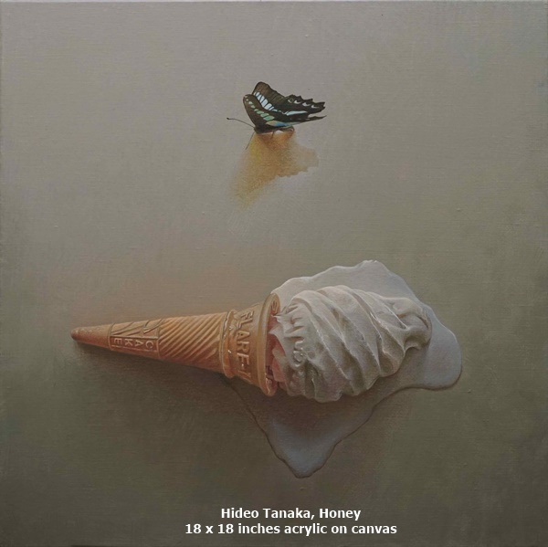 Hideo Tanaka, Honey
18 x 18 inches
acrylic on canvas