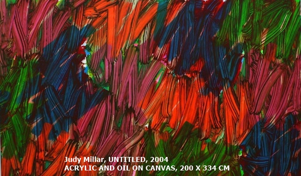 Judy Millar, UNTITLED, 2004
ACRYLIC AND OIL ON CANVAS, 200 X 334 CM