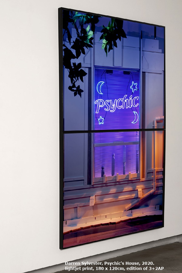 Darren Sylvester, Psychic's House, 2020. 
lightjet print, 180 x 120cm, edition of 3+2AP