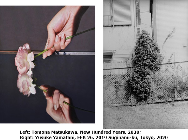 Left: Tomona Matsukawa, New Hundred Years, 2020; Right: Yusuke Yamatani, FEB 26, 2019 Suginami-ku, Tokyo, 2020