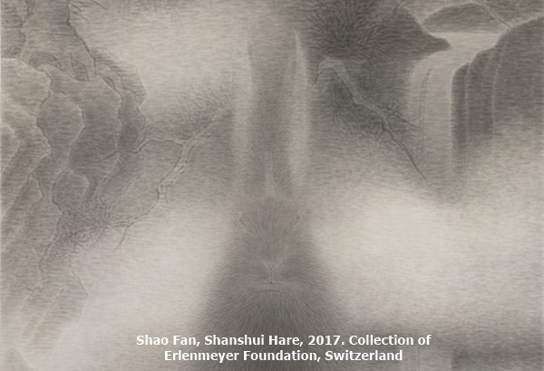 Shao Fan, Shanshui Hare, 2017. Collection of Erlenmeyer Foundation, Switzerland