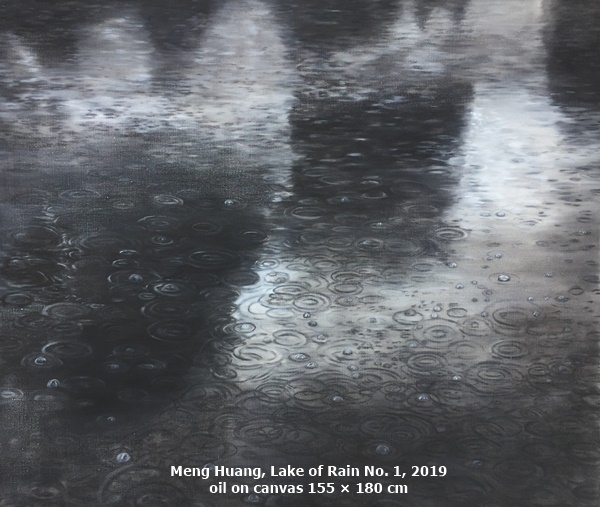 Meng Huang, Lake of Rain No. 1, 2019
oil on canvas
155 × 180 cm