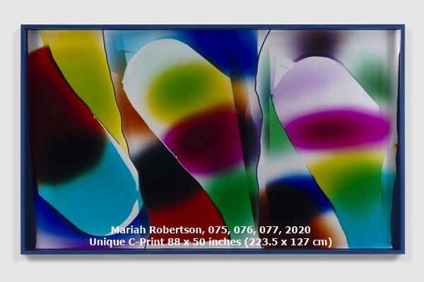 Mariah Robertson, 075, 076, 077, 2020
Unique C-Print 88 x 50 inches (223.5 x 127 cm)