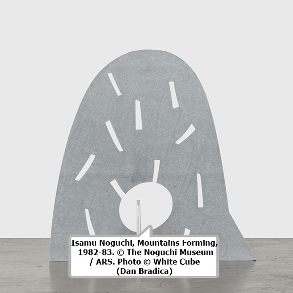 Isamu Noguchi, Mountains Forming, 1982-83. © The Noguchi Museum / ARS. Photo © White Cube (Dan Bradica)