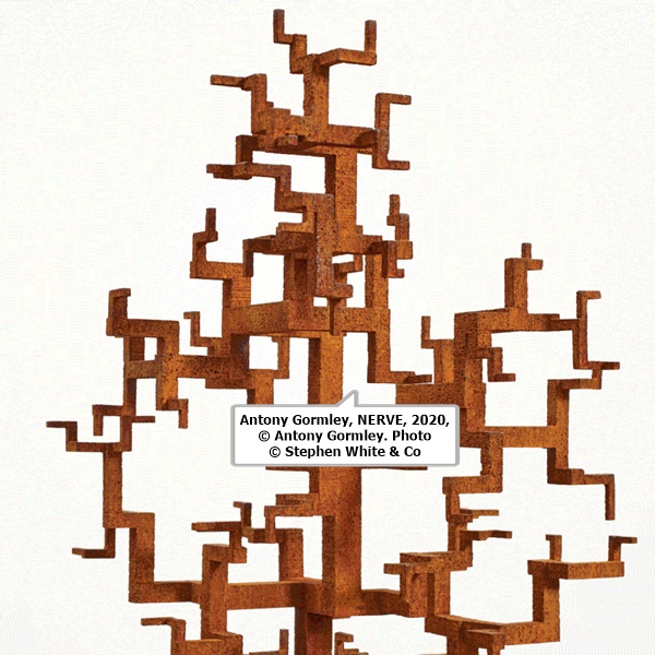 Antony Gormley, NERVE, 2020, © Antony Gormley. Photo © Stephen White & Co