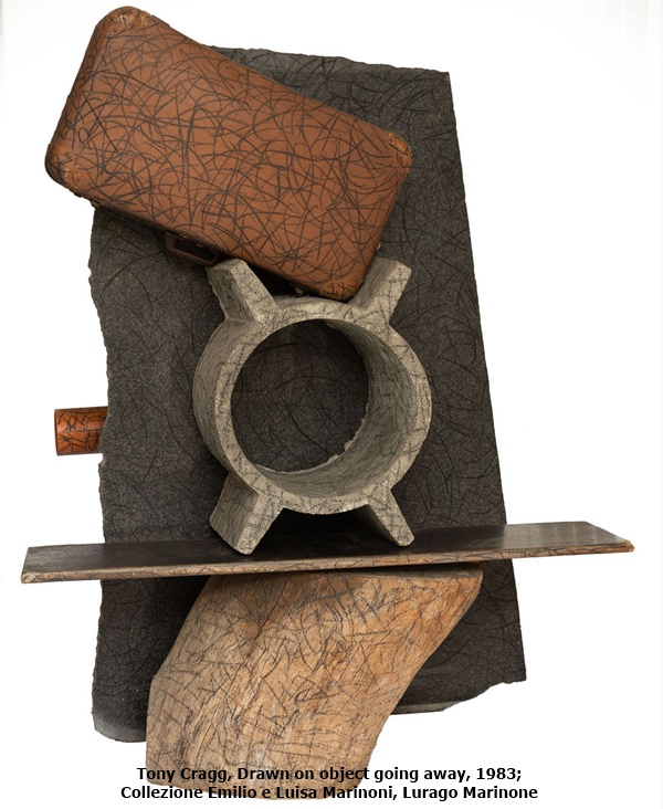 Tony Cragg, Drawn on object going away, 1983; Collezione Emilio e Luisa Marinoni, Lurago Marinone
