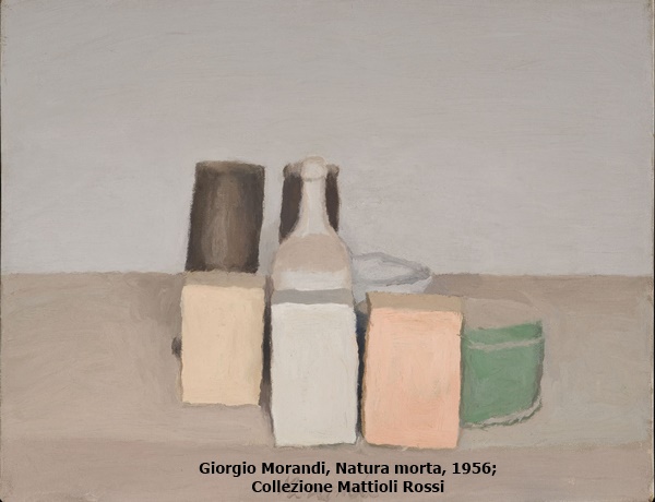 Giorgio Morandi, Natura morta, 1956; Collezione Mattioli Rossi