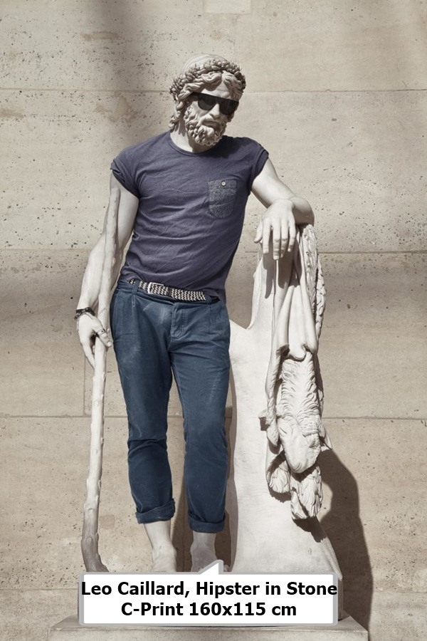 Leo Caillard, Hipster in Stone C-Print 160x115 cm